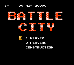 Battle City. Nintendo 8 bit Dendy.