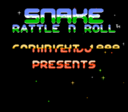 Snake Rattle and Roll. Nintendo 8 bit Dendy.