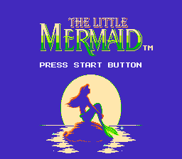 The Little Mermaid. Nintendo 8 bit Dendy.