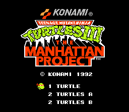 Teenage Mutant Ninja Turtles Tournament Fighters 3 The ManhattanProject