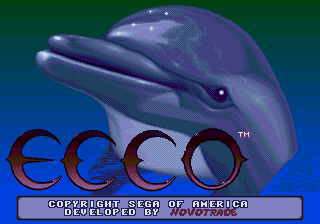 ECCO. Sega Megadrive