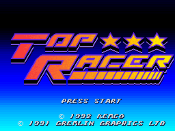 . Super Nintendo Top Racer